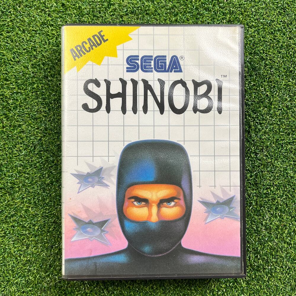 Shinobi (Sega Master System, 1988) SMS Complete CIB
